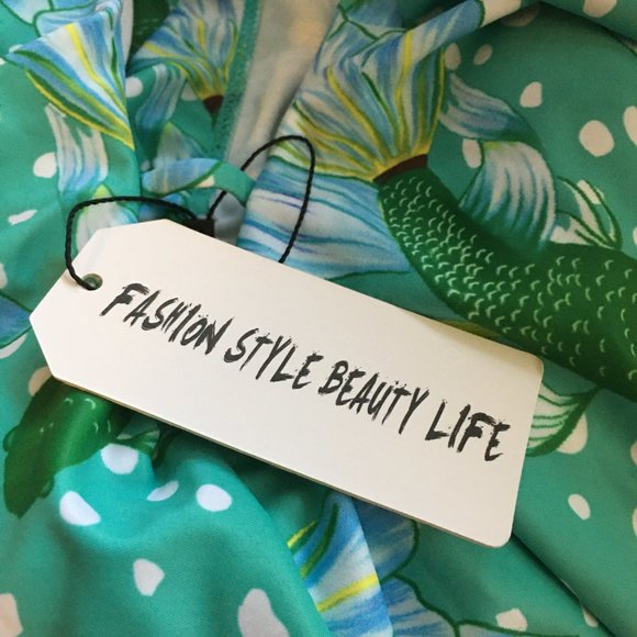 SPORLIKE One Piece V-Neck Ruffle Bathing Suit  NEW WITH TAG! - Picture 10 of 11